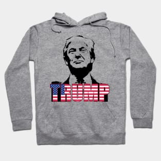 Patriot Trump President Bold Graphic Hoodie